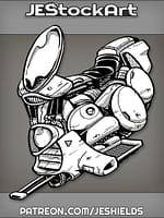 SlantedHoverCycleWithOvalWindshieldAndSimpleWeaponry by Jeshields