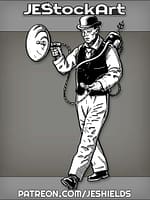 InvestigatorUsesVintageTechnicalGadgetsForResearch by Jeshields