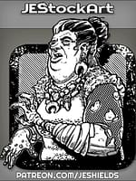 Chubby Hag Witch with Chicke Foot Prosthetic by Jeshields