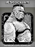 Zombie Hulk Frankenstein of African Descent by Jeshields