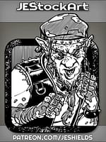Redcap Punk with Brass Knuckles by Jeshields