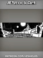 Walled Underground City with Crystal Mountain by Jeshields