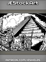 Adventurers Discover Temple in Jungle by Jeshields