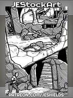 Fighters Wander Thru Endless Stair Maze by Jeshields