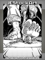 Halfling Steps on Trapped Spike Tile by Jeshields