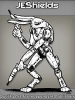 Jack Rabbit with Twin Pistols and Jetpack by Jeshields