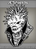 Street Urchin Puffer Fish in Leather by Jeshields