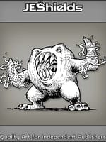 Beakless Electric Chicken with Fangs by Jeshields