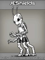 Four Legged Alien with Antenna and BioWare by Jeshields