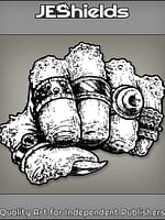 Fist with Unique Rings of Power by Jeshields