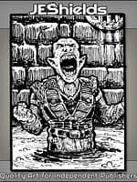 Goblin Screams in Bubbling Dungeon Sewer by Jeshields