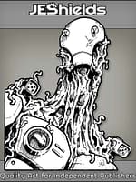 Hive Alien with Mask and Shoulder Guns by Jeshields