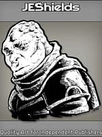 Portrait of Brute with Stone Skin in Basic Clothes by Jeshields