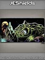 Viking Warrior Surprises Kobold in Dark Dungeon by Jeshields and Ben Soto