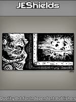 Wicked Cybernetic Alien watches Planet Explode by Jeshields