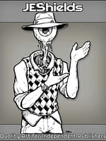 Private Eye Investigator is a Literal Eyeball by Jeshields