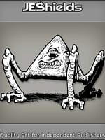 Four-Sided Shape Monster by Jeshields