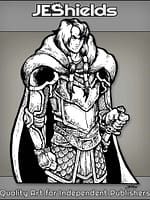 Prince Warrior in Furs and Armor by Jeshields