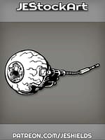 Bionic Eye With Semblance Of Realism And Audio Jack by Jeshields