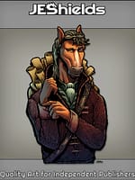 Equine Horse Archaeologist Adventurer with Scrolls by Jeshields and Juan Gutierrez