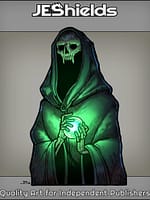 Robed Skeleton with Fangs and Orb by Jeshields and JuanGutierrez