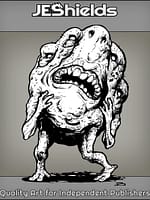 Blobby Hand Creature with Multiple Eyes by Jeshields