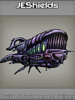 Spacecraft with Large Vent and Windows by Jeshields and Juan Gutierrez