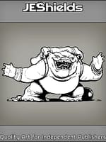 Fat Toad Goblin with Backpack by Jeshields