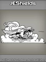 Flying Beast with Quills for Teeth by Jeshields