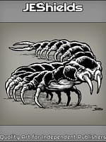Giant Centipede with Large Piners by Jeshields