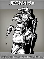 Grub Monsters Attacking Staff Wielding Mage by Jeshields