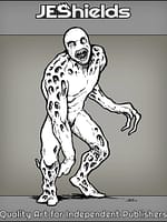 Zombie Creature with Holes on Limbs by Jeshields