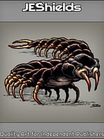 Giant Centipede with Large Piners by Jeshields and Juan Gutierrez