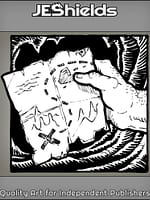 Hand Holding Map in Tunnel by Jeshields