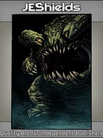 Large Mouth Monster with Many Teeth by Jeshields and Juan Gutierrez