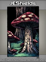 Large Spotted Mushroom in Forest by Jeshields and Juan Gutierrez