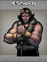 Sleeveless Barbarian with Cuffs and Goggles by Jeshields and Juan Gutierrez