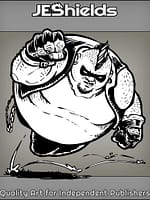 Inflated Bounce Bubble Punk Vigilante by Jeshields