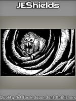 Fuzzy Beast in Cave by Jeshields