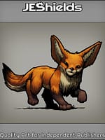 Vulpine Fox Raises Paw by Jeshields and Juan Gutierrez