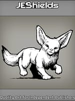 Vulpine Fox Raises Paw by Jeshields