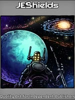 Celestial Alien in Space Heavens by Jeshields and Juan Gutierrez