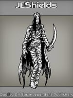 Floating Wraith with Sword and Cape by Jeshields