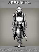 Masked Assassin in Dark Padded Clothing by Jeshields