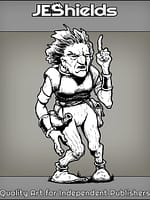 Old Hag with Canteen and Armor by Jeshields