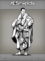 Pompous Priest Cleric in Layered Robes by Jeshields