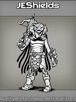 Snake Man Assassin with Crossbow by Jeshields