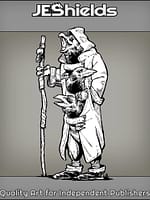 Three Giant Ravens Wearing a Trenchcoat by Jeshields