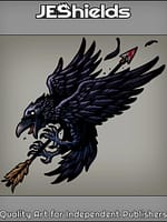 Raven Crow Shot by Arrow by Jeshields and Juan Gutierrez