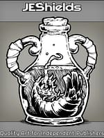 Beetle Bug in Corked Jar by Jeshields